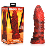 Creature Cocks Fire Dragon Scaly Silicone Dildo