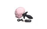 Waggerz Moving & Vibrating Bunny Tail Pink w Remote