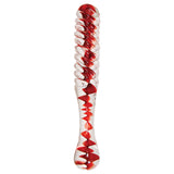 Adam & Eve Sweetheart Swirl Glass Dildo