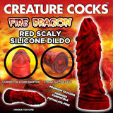 Creature Cocks Fire Dragon  Scaly Silicone Dildo