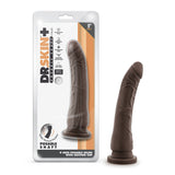 Dr Skin Plus 9'' Posable Dildo - Chocolate