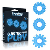 Lumino Play Penis Rings 3 Pack