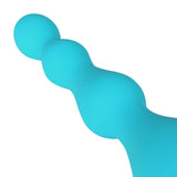 Vibrating Butt Plug Anal Beads Prostate Massager Vibrator Chain Adult Sex Toys Blue