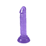 Crystal Dildo Realistic Penis Cock Suction Cup Shaft G-spot Adult Sex Toy