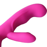 Loop Rabbit Vibrator USB Rechargeable G-Spot Dildo Massager Women Sex Toy Pink