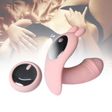 Rabbit Vibrator Wireless Control Clit Dildo Rechargeable Sex Toy Love Women Pink