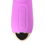 Vibrator Rabbit Double Motor G-Spot Dildo Massager Rechargeable Sex Toys Female Purple