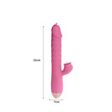 Rabbit Vibrator Licking Tongue G-Spot Dildo Clit Thrusting Sex Toy Anal Adult